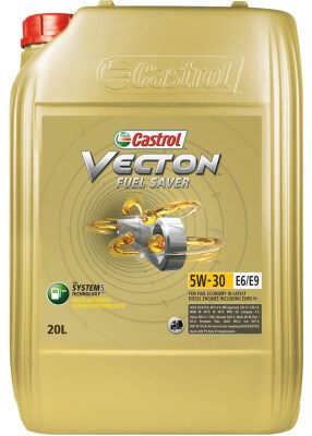 Moottoriöljy Castrol Vecton Fuel Saver 5W-30 E6/E9 20L CASTROL