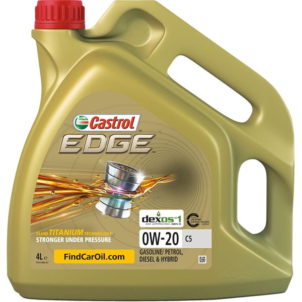 Moottoriöljy Castrol EDGE 0W-20 C5 CASTROL