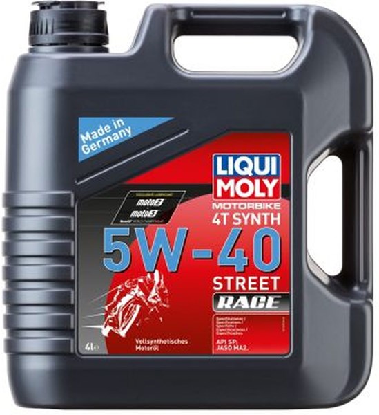 Moottoriöljy LIQUI MOLY Motorbike 4T Synth 5W-40 4L LIQUI MOLY LIQUI MOLY