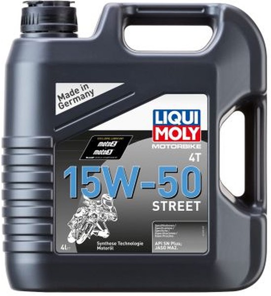 Moottoriöljy LIQUI MOLY Motorbike 4T 15W-50 Street 4L LIQUI MOLY LIQUI MOLY