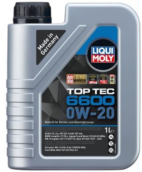 Moottoriöljy LIQUI MOLY Top Tec 6600 0W-20 1L LIQUI MOLY LIQUI MOLY