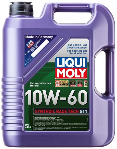 Moottoriöljy LIQUI MOLY Synthoil Race Tech GT1 10W-60 5L LIQUI MOLY