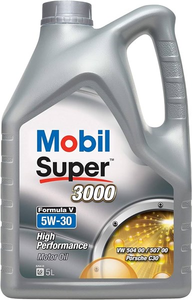 Moottoriöljy MOBIL Super 3000 Formula V 5W-30 5L MOBIL