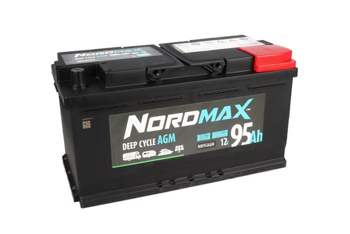 Merikäyttöakku Käynnistys/kulutus 12V 95Ah 12VV NORDMAX Nordmax