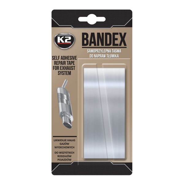 Bandex Korjausteippi pakoputkisto 120cm K2 K2