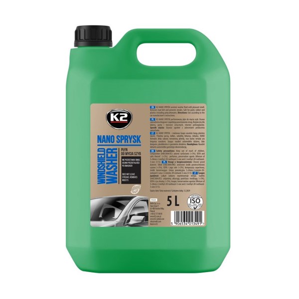 Tuulilasin pesuneste kesäkäyttöön K2 Nano Sprysk 5l K2