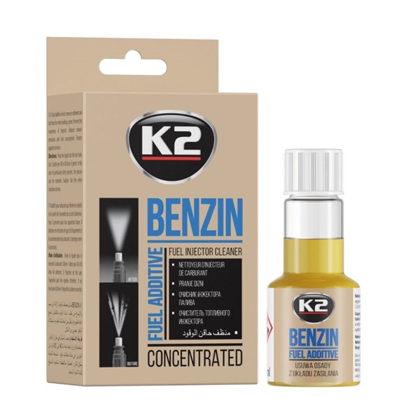 Benzin Bensiinin lisäaine 50ml K2 K2