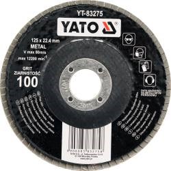 Flapdisc lamellilevy 125mm P100 tyyppi 27 Yato