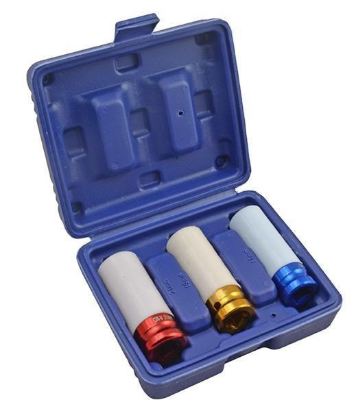 Voimahylsysarja 1/2"- 17, 19, 21 mm Yato