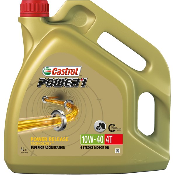 MC Moottoriöljy Castrol POWER1 4T 10W-40, 4L CASTROL