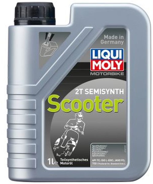 MC Moottoriöljy Motorbike 2T Semisynth Scooter Street, 1L LIQUI M LIQUI MOLY