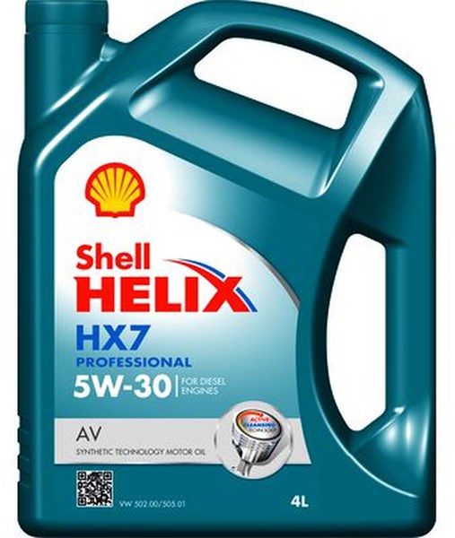 MOOTTORIÖLJY Helix HX7 Professional AV 5W-30 C3 4L SHELL