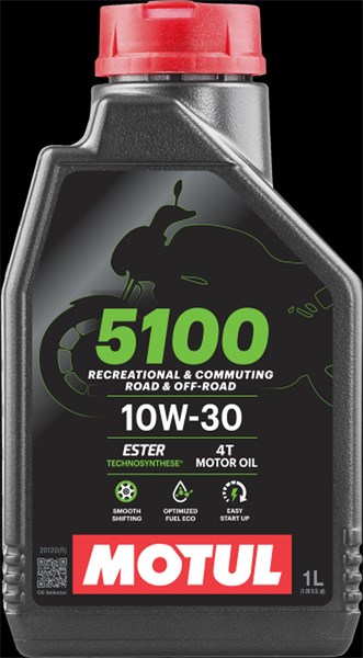 MC Moottoriöljy MOTUL 5100 10W-30 4T, 1L MOTUL