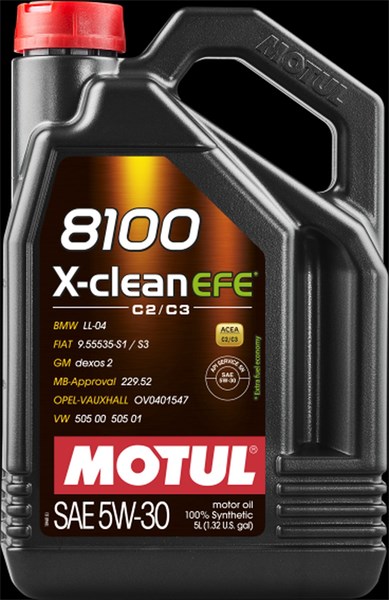 Moottoriöljy MOTUL 8100 X-CLEAN EFE 5W-30, 5L MOTUL