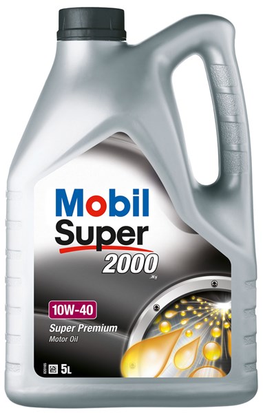 Moottoriöljy Mobil Super 2000 X1 10W-40, 5L MOBIL