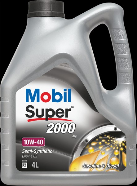 Moottoriöljy Mobil Super 2000 X1 10W-40, 4L MOBIL