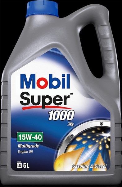 Moottoriöljy Mobil Super 1000 X1 15W-40, 5L MOBIL