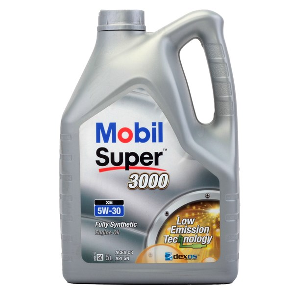 Moottoriöljy Mobil Super 3000 XE C3 5W-30, 5L MOBIL