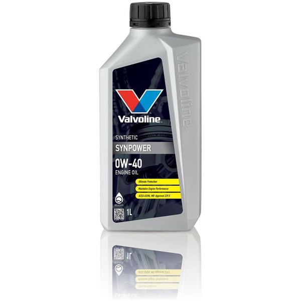 MOOTTORIÖLJY VALVOLINE 0W-40 SYNPOWER A3/B4, 1L VALVOLINE VALVOLINE