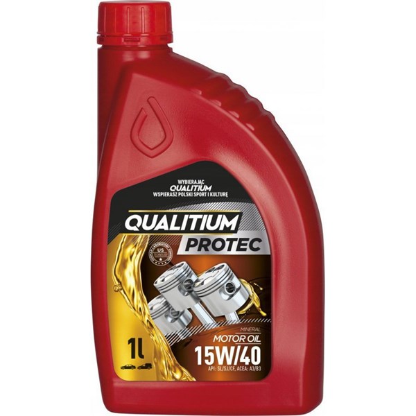 Moottoriöljy Qualitium Protec 15w/40 A3/b3, 1l QUALITIUM QUALITIUM