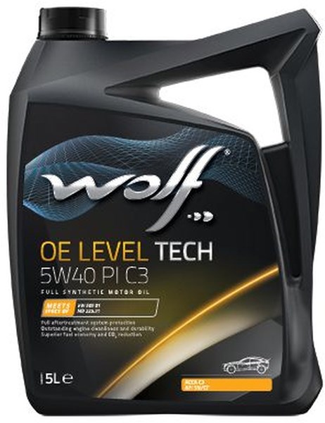 MOOTTORIÖLJY WOLF OE LEVEL TECH  5W-40 PI C3,5L WOLF WOLF