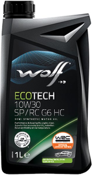 MOOTTORIÖLJY WOLF ECOTECH 10W-30 SP/RC G6 HC,1L WOLF WOLF
