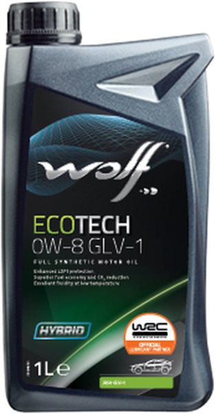 Moottoriöljy Wolf Ecotech 0w-8 Glv-1,1l WOLF Moottoriöljy Wolf Ecotech 0w-8 Glv-1,1l WOLF