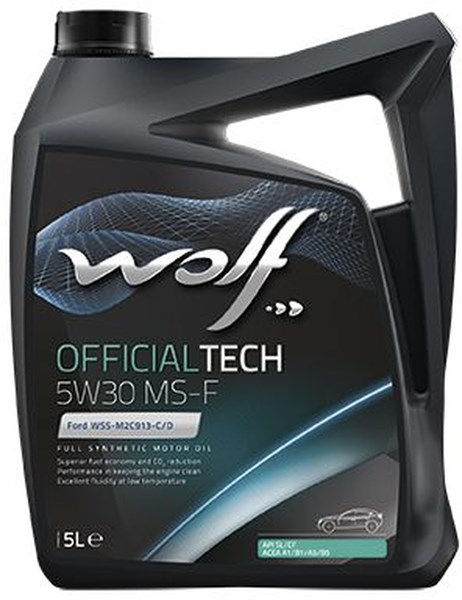 Moottoriöljy Wolf Officialtech 5w-30 Ms-f A1/b1, A5/b5,5l WOLF