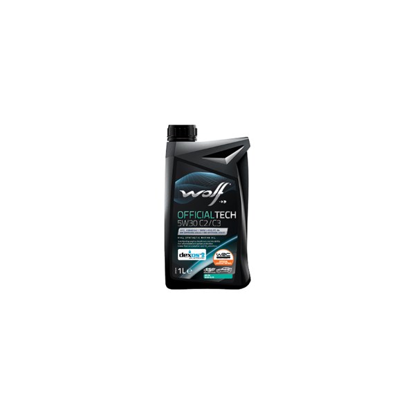 Moottoriöljy Wolf Officialtech 5w-30 C2/c3,1l, Universal WOLF