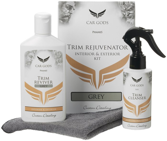 Interior & Exterior Trim Rejuvenator Kit - Grey CARGODS CarGods