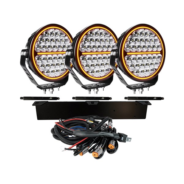Lisävalot Täydellinen Sarja 3x Siberia Night Ranger 9″ Led STRAND Strands Lighting Division