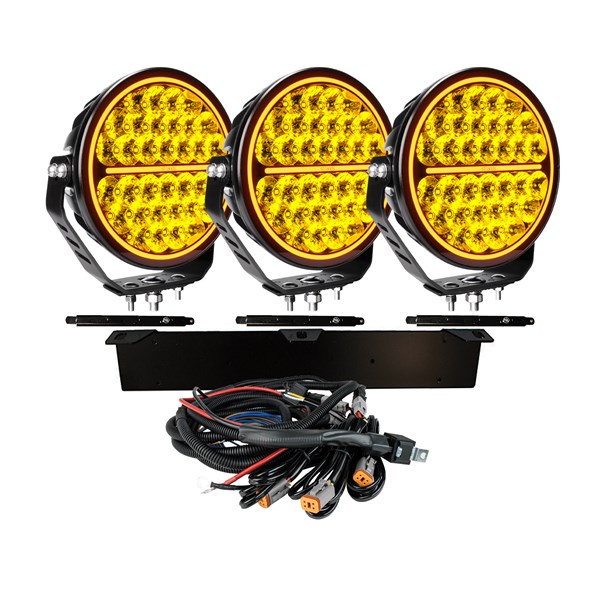 Lisävalot Täydellinen Sarja 3x Siberia Br 9″ Led STRANDS LIGHTING Strands Lighting Division