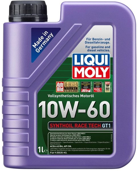 Moottoriöljy LM Synthoil Race Tech GT1 10W-60, 1L LIQUI MOLY LIQUI MOLY