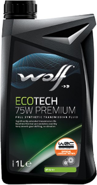 Vaihteistoöljy WOLF ECOTECH 75W PREMIUM GL-4+, 1L WOLF