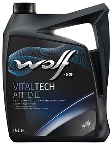 Automaattivaihteistoöljy WOLF VITALTECH ATF DIII, 5L WOLF