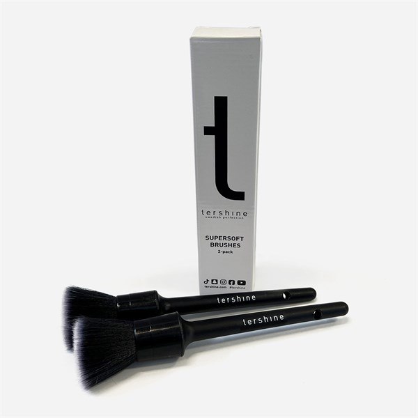 Brush Supersoft yksityiskohtaharjat 2kpl TERSHINE Tershine