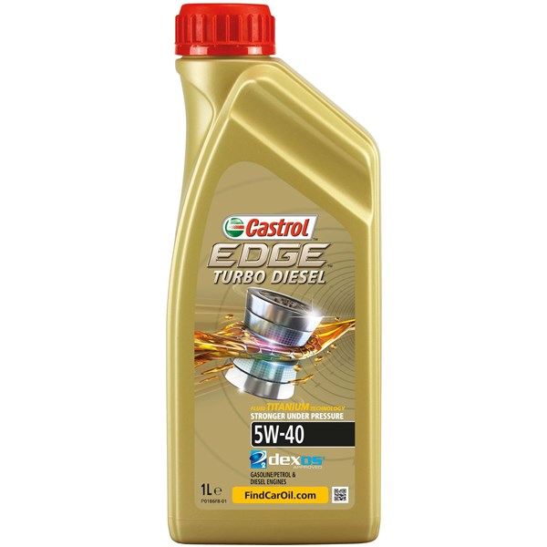 Moottoriöljy Castrol EDGE Turbo Diesel 5W-40, 1l CASTROL