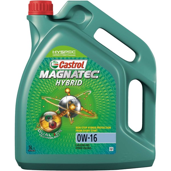 Moottoriöljy Castrol Magnatec Hybrid 0W-16, 5L CASTROL