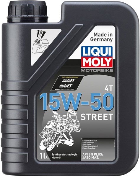 Mc Moottoriöljy 4T 15W-50 Street, 1l LIQUI MOLY LIQUI MOLY
