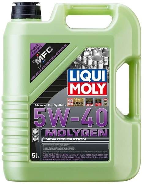 Moottoriöljy LM Molygen New Generation 5W-40 A3/B4, 5L LIQUI MOLY