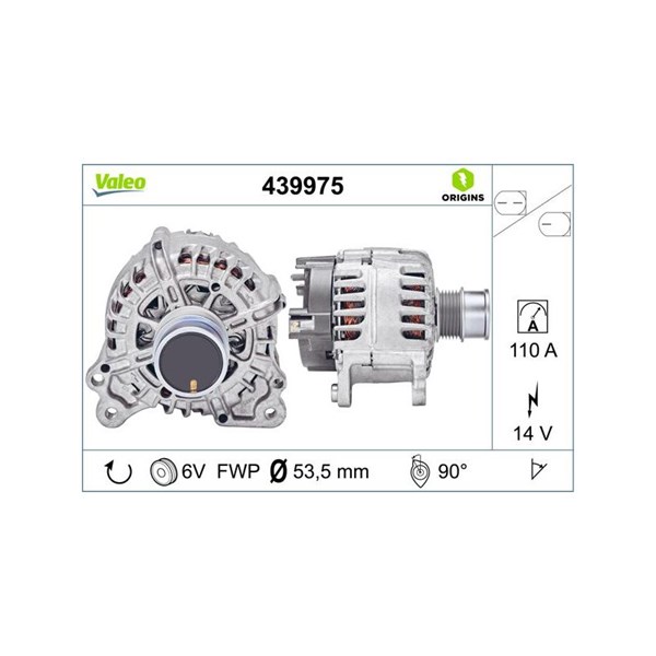 Laturi 14V 110A VALEO VALEO