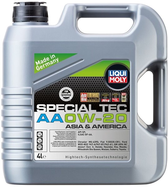 Moottoriöljy LIQUI MOLY Special Tec AA 0W-20, 4L LIQUI MOLY LIQUI MOLY