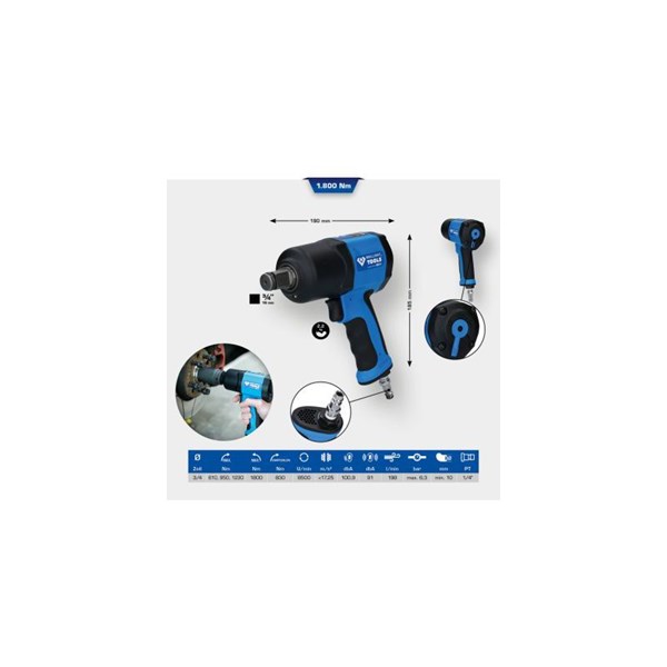 Mutterdragare (tryckluft) KS TOOLS - 1863843
