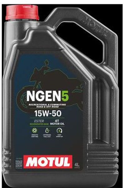 MC Moottoriöljy Motul NGEN5 15W-50 4T, 4L MOTUL MOTUL
