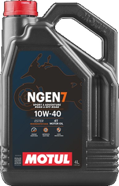 MC Moottoriöljy Motul NGEN7 10W-40 4T, 4L MOTUL MOTUL