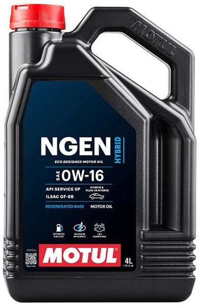 Moottoriöljy Motul NGEN HYBRID 0W-16, 4L MOTUL MOTUL