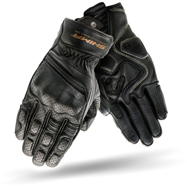 MC miesten hanskat SHIMA AVIATOR XL Black SHIMA SHIMA