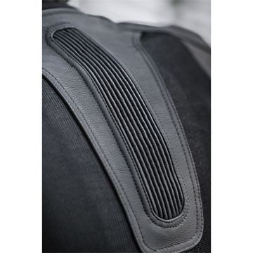 MC Miesten NAHKA VERKKO takki SHIMA PISTON Musta-54 SHIMA SHIMA