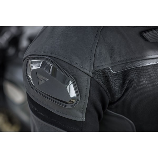 MC Miesten NAHKA VERKKO takki SHIMA PISTON Musta-54 SHIMA SHIMA