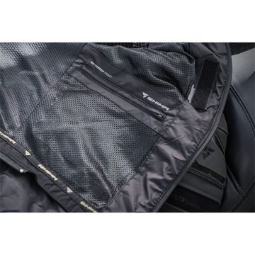 MC Miesten NAHKA VERKKO takki SHIMA PISTON Musta-54 SHIMA SHIMA